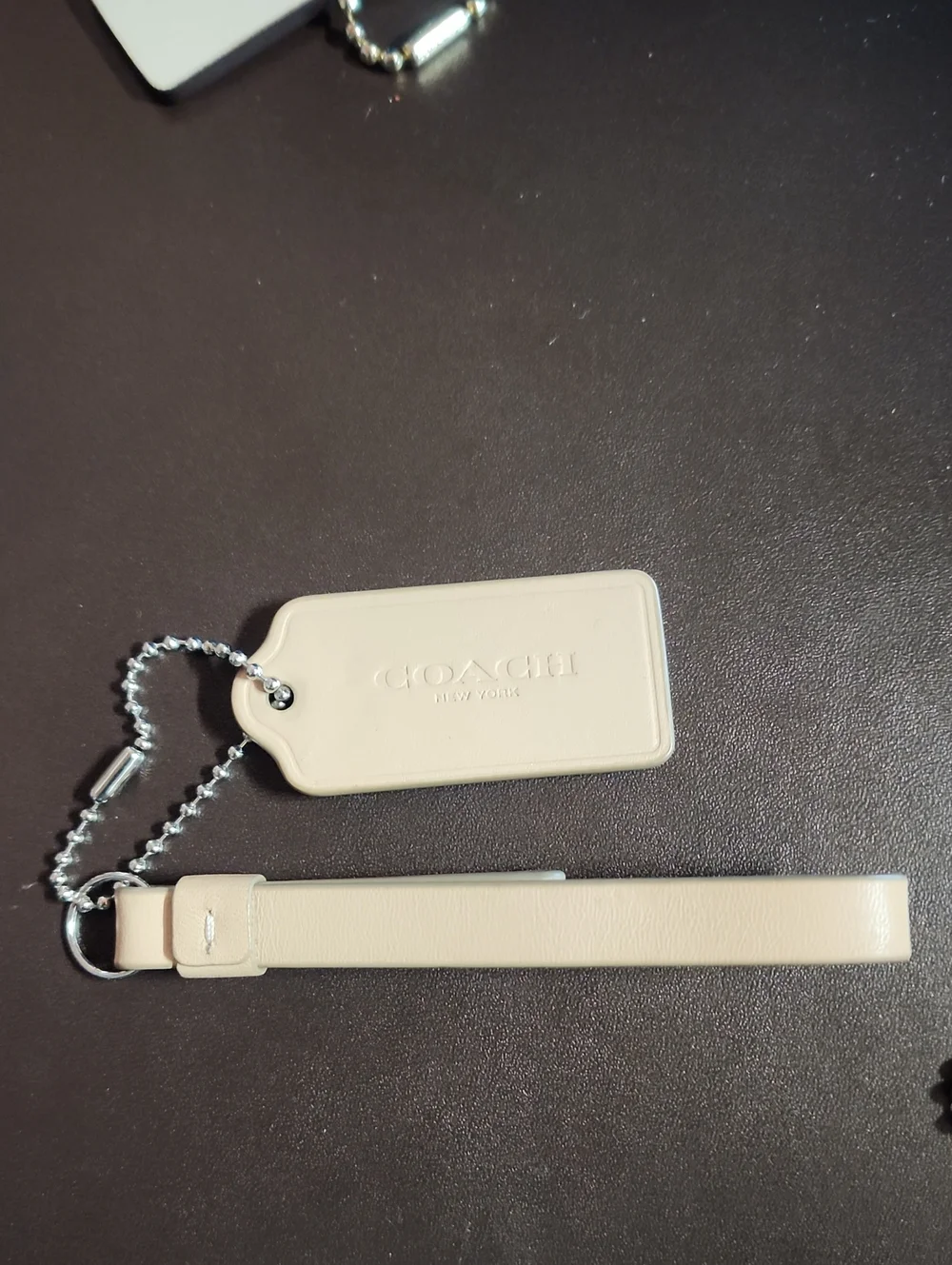 Coach Leather Hang Tag Set Of 3 Like New